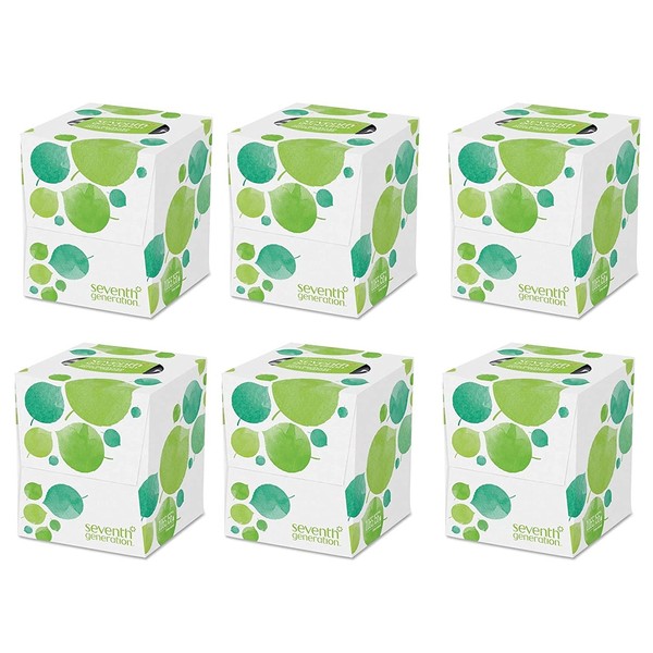 Seventh Generation Recycled Facial Tissue 85 Ct 6 Pk