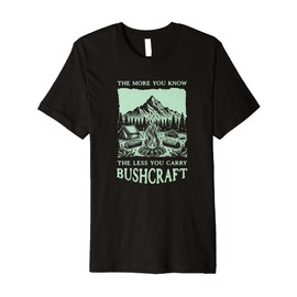 Bushcraft Camping Wilderness Survival Outdoor Premium T-Shirt
