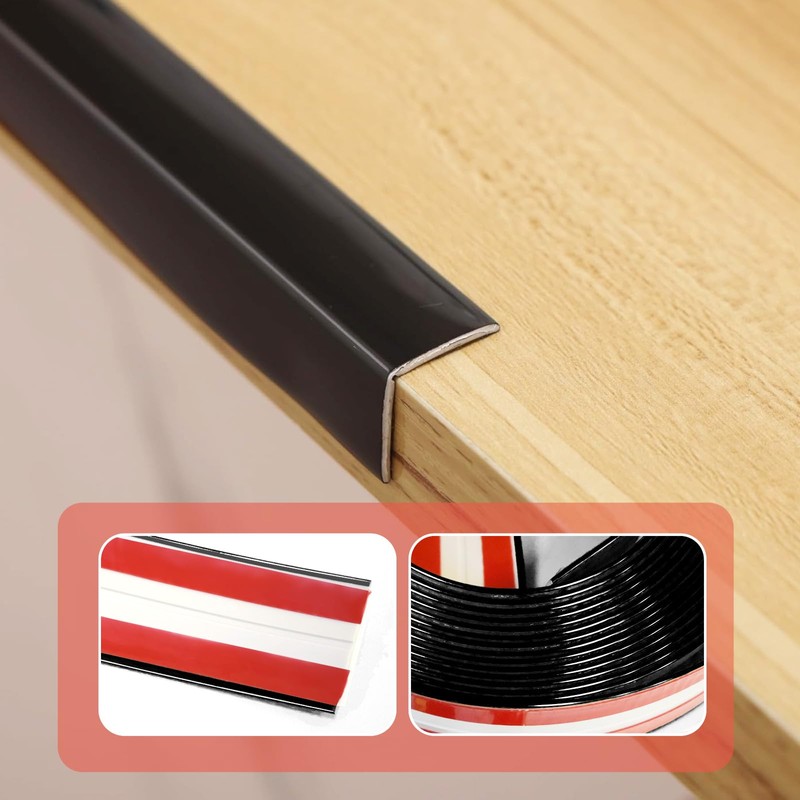 22 Feet Flexible Inside & Outside Corner Trim Molding, Peel