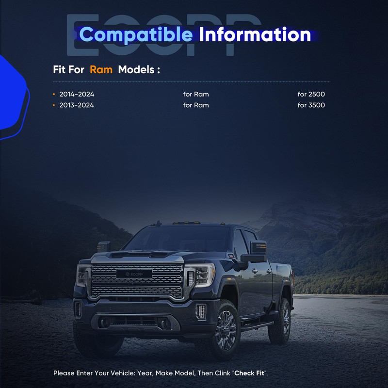 ECCPP 3.5" Front Lift Kit for 2013-2020 for Dodge for