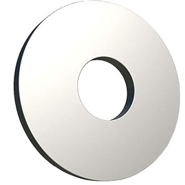 M10 Flat Penny Washer (Pack of 10) Large OD Plain Wide Round Metal Alloy Steel Washers for Screws – Zinc Coated Plated Galvanized Heavy Duty According to Standart ISO7093 M10 (10mm x 30mm)