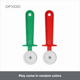 Pasta Cutter Wheel - Hand Ravioli Cutter - Dough Pastry Crimper for Baking - Fluted Pastry Cutter Wheel with Plastic Handle