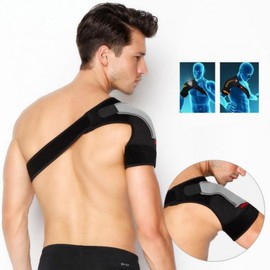 Right Shoulder Exercise Support Band Left Shoulder Black/Left