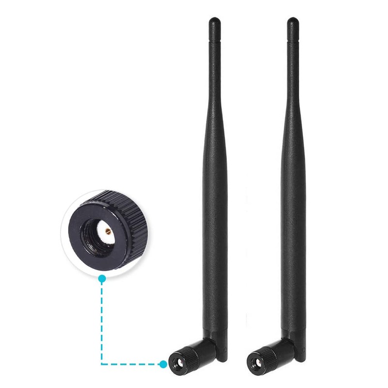 BINGFU 2.4GHz 5GHZ 6dbi WIFI Antenna Omnidirectional RP-SMA Plug for