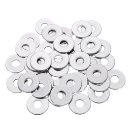 uxcell 50 Pcs M8 Flat Washer, 8x24x2mm Thickened 304 Stainless Steel Flat Spacers for Screw, Bolt, Automotive, Industrial Machinery