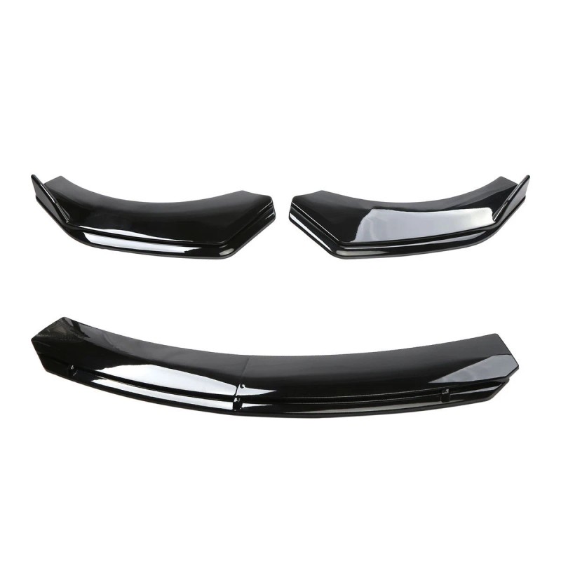 For Benz EClass E250 E350 Gloss Black Front Bumper Lip