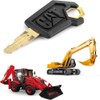 10pcs 5P8500 Ignition Key, Cat Key Replacement Car Assessories Parts