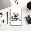 Black Cat Notebook, It's Fine I'm Fine Everything is Fine