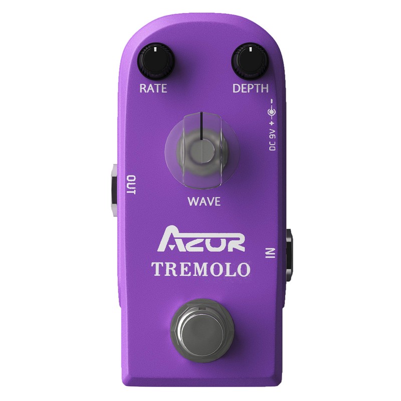 AZOR Tremolo Pedal Purple Tremolo Guitar Pedal Analog Effect Pedal