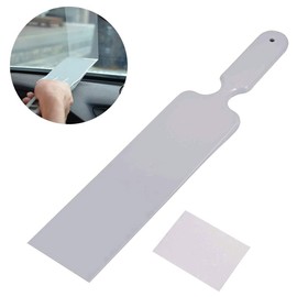 MACHSWON Long Reach Handle Window Tint Squeegee with Scrubber Flat Glass Squeegee Window Cleaning Tools with Ergonomic Handle for Car Front Windows Rear Glass Window Squeegee Cleaning Tool-Grey