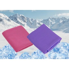 Cooling Towel, Quick Dry Towel, Sports Towel, Large 39.4 x 11.8 inches (100 x 30 cm), Cool Towel, Summer Goods, Keeps You Cool, Sweat Absorbent, Quick Drying, Portable, Convenient, Heat Protection