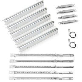 Grill Replacement Parts for Charbroil Performance 5 Burner 463347519, 475 4 Burner 463347017, 463673017, 463376018P2, G470-5200-W1 Burner G470-0004-W1A Heat Plate for Performance 463347519 Gas Grill