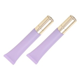 Baluue 2pcs Purple Frosted Eye Cream Empty Essential Oil Tube Portable Eye Cream Tube Empty Eye Cream Tube Essential Oil Dispenser Eye Cream Tubes Travel Tubes Eye Cream Tube for Women Pp