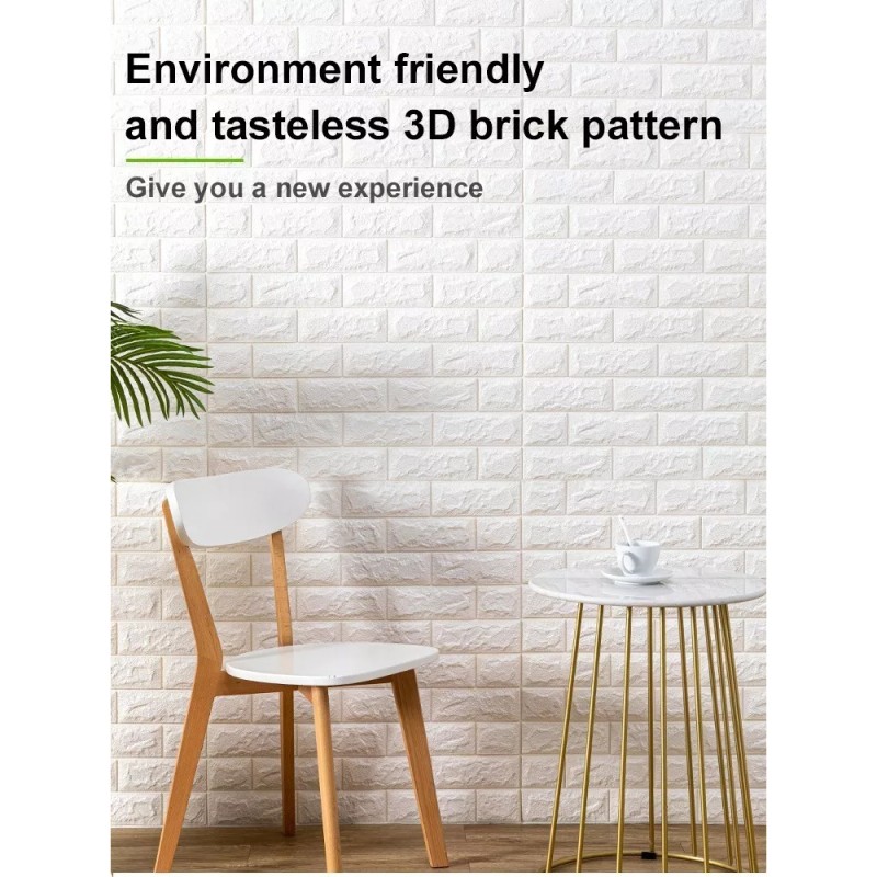 Liven Home & Decor 20 Papel Tapiz 3d Vinilo Ladrillo