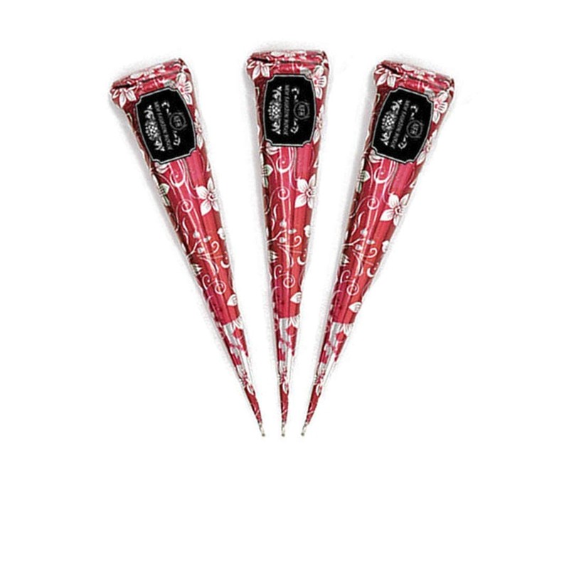 Organic Henna Mehindi XL Cones Ready To Use (Pack of