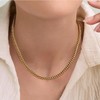 KRKCLIFE 5MM Chain Necklace for Women Men 22", 14K Gold