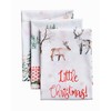 Maison d' Hermine Rural Christmas 100% Cotton Set of 3 Multi-Purpose Kitchen Towel Soft Absorbent Dish Towels | Tea Towels | Bar Towels | Thanksgiving/Christmas (50 cm x 70 cm)