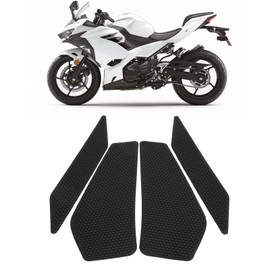 Leapiture Side Gas Knee Grip Protector Motorcycle Gas Tank Traction Pad Side Fuel Knee Grips Decal Antislip Sticker Replacement for NINJA400 2018‑2021