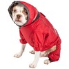 DOGHELIOS 'Weather-King' Windproof Waterproof and Insulated Adjustable Full Bodied Pet