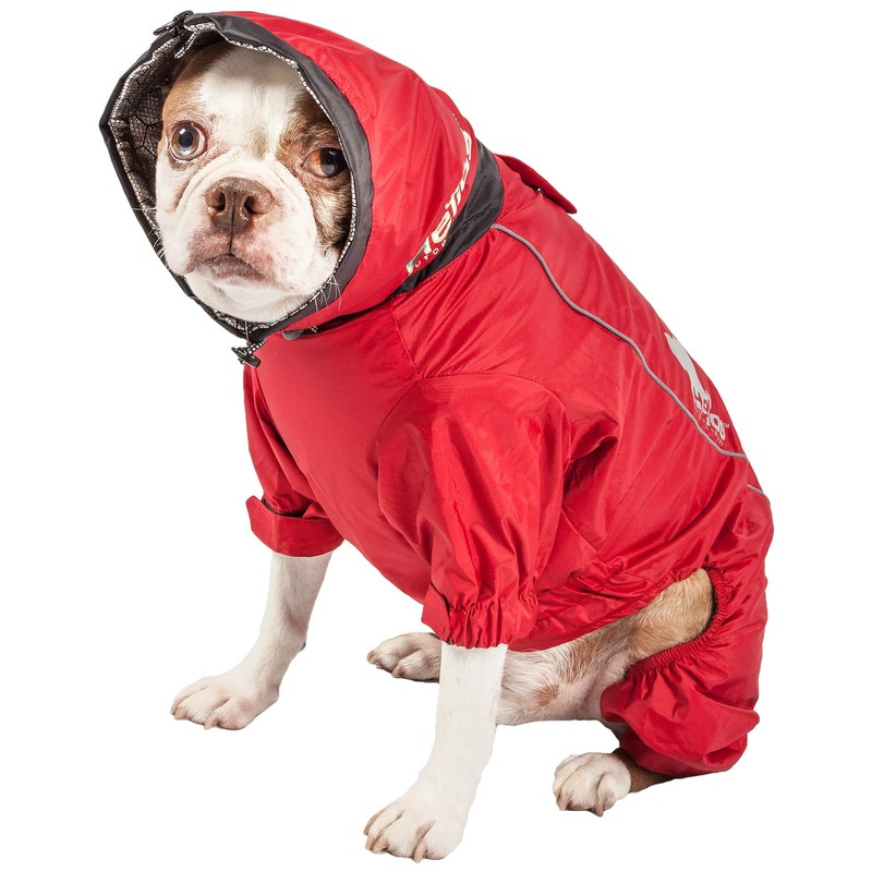 DOGHELIOS 'Weather-King' Windproof Waterproof and Insulated Adjustable Full Bodied Pet