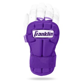 Franklin Sports Baseball Hand + Wrist Guard - PRT LG Series Adult Hand + Wrist Protector for Batting - Protective Hand, Wrist Shield - Right + Left Hand Hitters - Purple - One Size - Adult