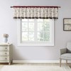 Embroidered Light Filtering Rod Pocket Window Treatment Curtain Window Panel