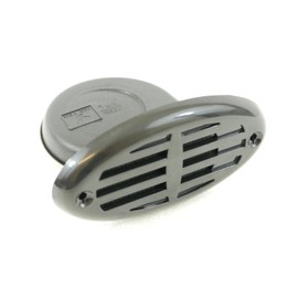 MiDMarine Electric Drop-In Hidden Boat Horn Black/White Cover, 12V, 110dB