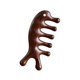 GYWHOOFT Natural Wood, Half Moon Comb, Premium Scalp Massage, Sandalwood Comb, Hair Care, Trigger Point Massage, Scalp Massage, Meridian Massage, Popular, Unisex