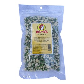 Buc-ee's Wasabi Coated Green Peas, Crunchy & Spicy in Resealable Bag, 12 Ounces