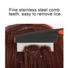 Dandruff Comb, Metal Fine Tooth Comb Suitable for Removing Dandruff