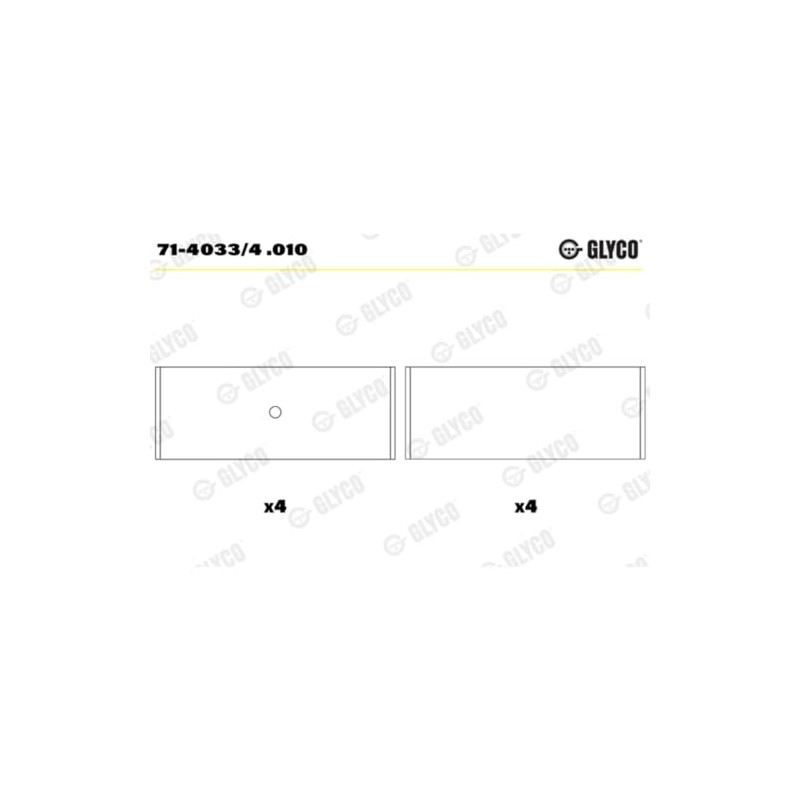 Glyco 71-4033/4 .010 Piston Rod Bearing