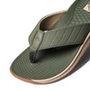 Reef Men's The Deckhand Flip-Flop, Olive/Gum, 11