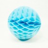 Powder Blue Hanging Paper Honeycomb Ball - 8'', 1 Count