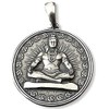 Shiva Yoga Aum Om Ohm Symbol Pendant 925 Sterling Silver