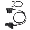U94 PTT Adapter Durable Portable Military Intercom Headset Adapter for