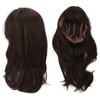 Women Synthetic Wig Long Straight Black Wigs Elastic Hair Wig