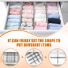 Blosssound 15 Pcs 5.12 Tall Drawer Divider Adjustable Drawer Organizer