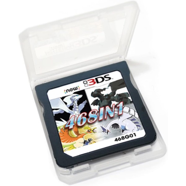 PNGOS 468 in 1 Games DS Games NDS Game Card Cartridge Super Combo Ninte-ndo DS Games for DS NDS NDSL NDSi 3DS 2DS XL