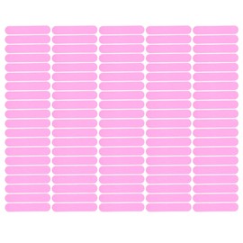 Limas de uñas desechables, 100 archivos de uñas desechables Limas para Uñas de Doble Cara Set Gel Acrílico Limas Limas uñas con Lavable Para una manicura y pedicura y agradable(Rosado)