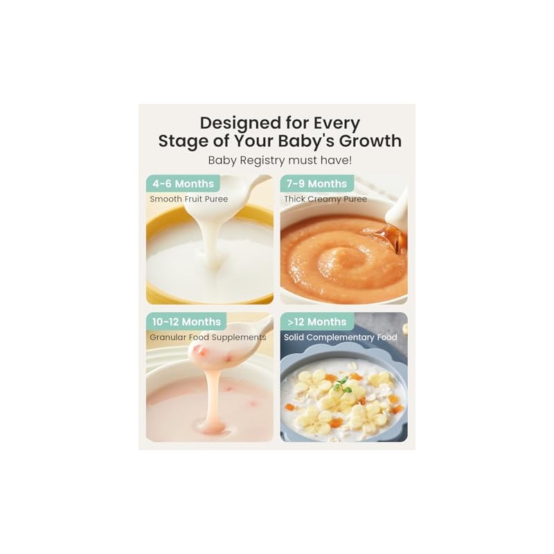 Baby Food Maker Baby Food Processor Steamer Puree Blender Machine