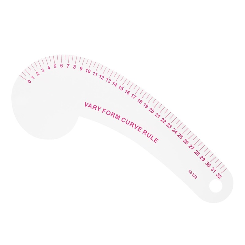 AMZTKDIY Acrylic Sewing Ruler Set，French Curve Pattern Rulers Kit for