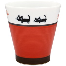 Aiwa Hasamiyaki 505576 Free Cup Cat Red