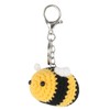 GOSHIES Key Ring Bee Cute Bee Pendant Crochet Bee Bumble
