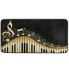 Naanle Music Kitchen Floor Mat Music Note Non Slip Absorbent