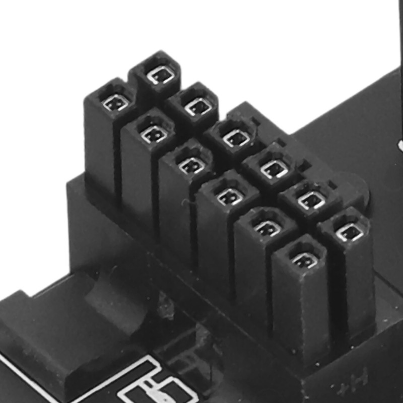 12VHPWR 180 Degree Angled Adapter 450W RVS Type Reverse 12