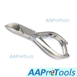 AAProTools 5 1/2" Nail Cutter Trimmer Clipper Heavy Duty Stainless Steel Fingernail Toenail Podiatry Pedicure Manicure