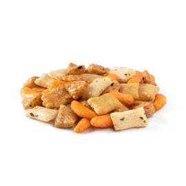 NUTS U.S. - Oriental Rice Crackers | Crunchy & Mildly Spicy | Non GMO | Packed in a Resealable Bag (2 LBS)
