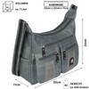 EAAKIE Women's Shoulder Bag, Handbag, Shoulder Bag with Leather Look