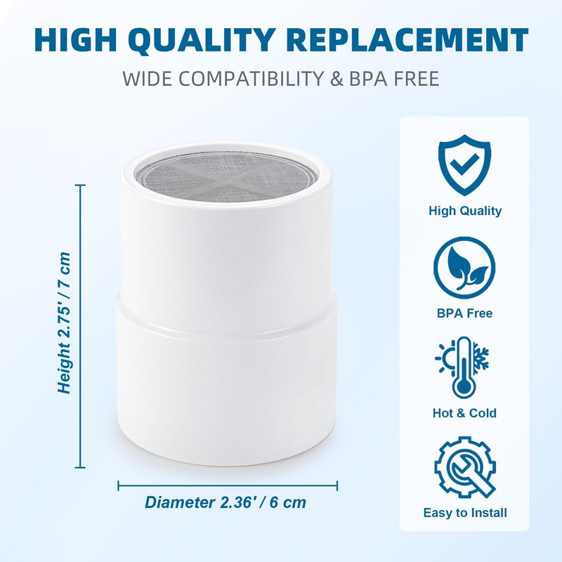 KDF Shower Filter Replacement Cartridge for JOLIE Shower Head Filter