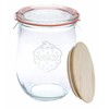WECK Weck 745 Tulip Jars (Weck 745 // Wooden Lid)